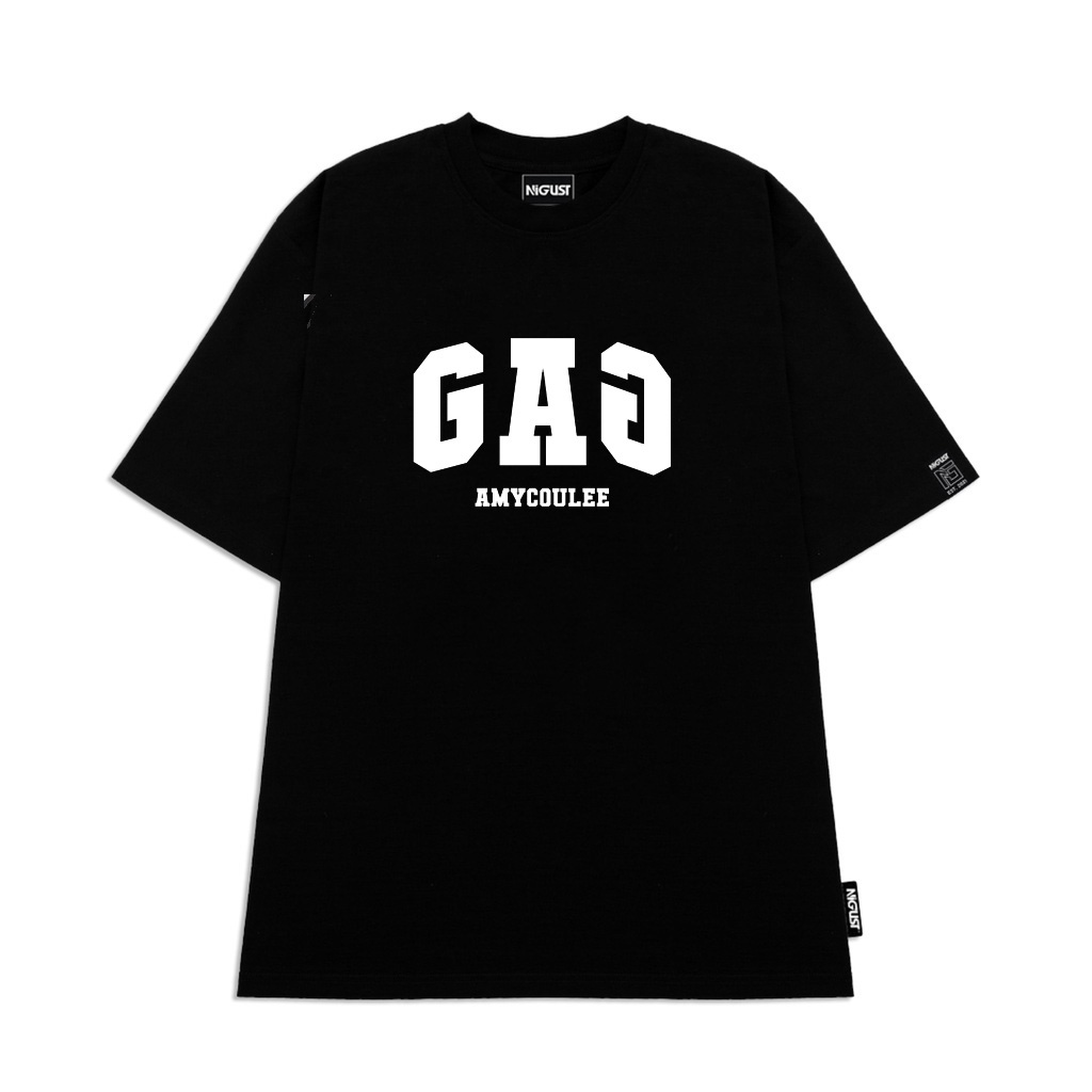 Áo thun nam nữ in hình chữ GAP unisex form rộng , áo local brand chính hãng full tag couple Nigust N136