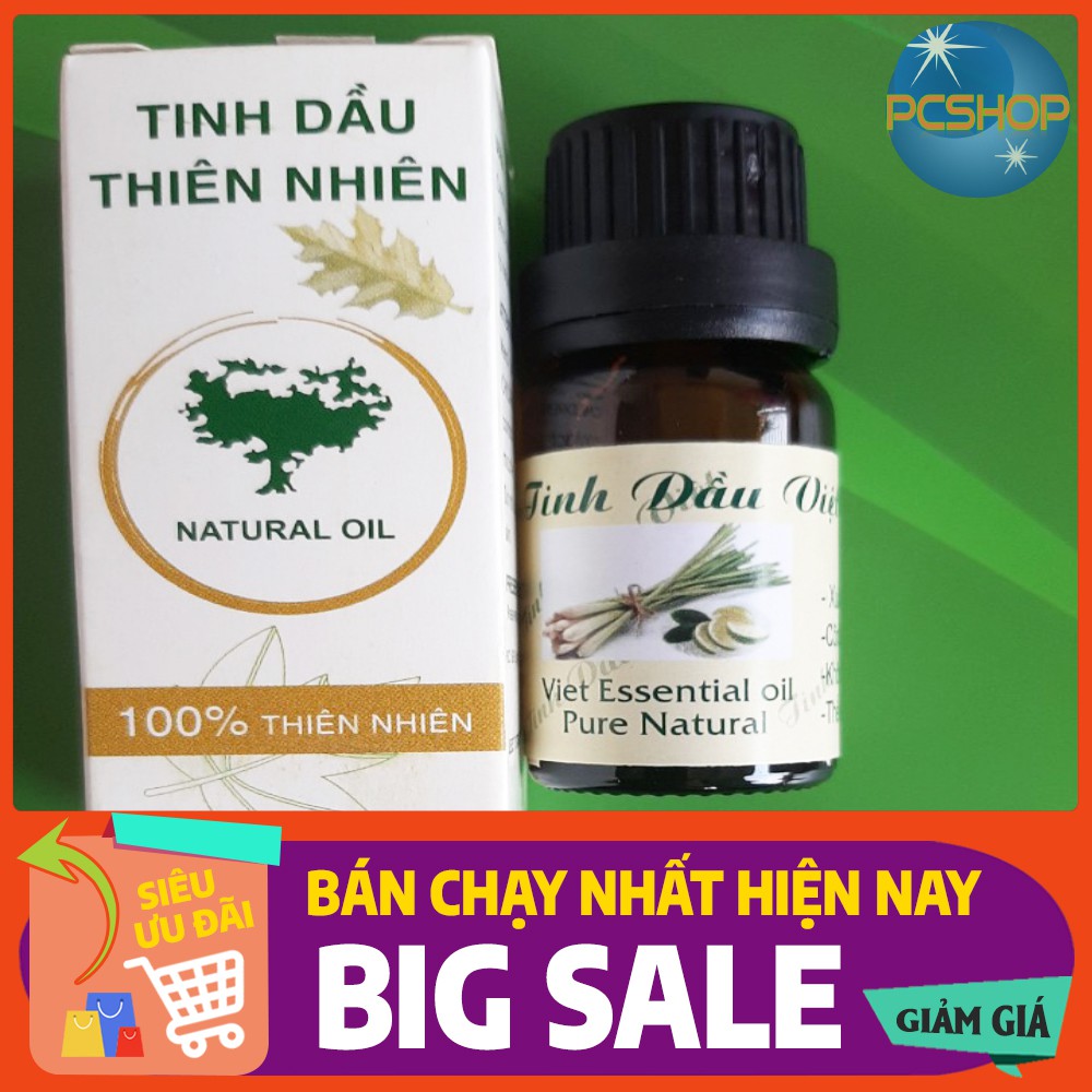 SỈ SLL TINH DẦU CHANH SẢ THIÊN NHIÊN XÔNG PHÒNG CAO CẤP CHAI 10ML GIÁ SIÊU RẺ