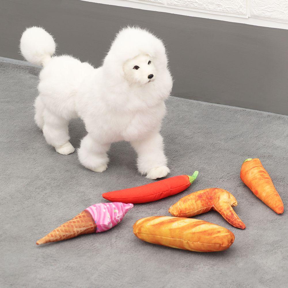 Dùi Trống Đồ Chơi Hình Que Kem / Rau Củ Quả Ngộ Nghĩnh Cho Thú Cưng