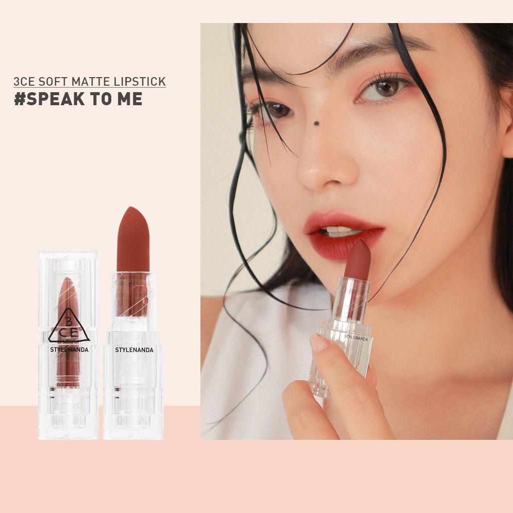 [Mã FMCG100K - 10% đơn 500K] Bộ 3 Sản Phẩm Make Up 3CE Cho Đôi Môi Hoàn Hảo #01