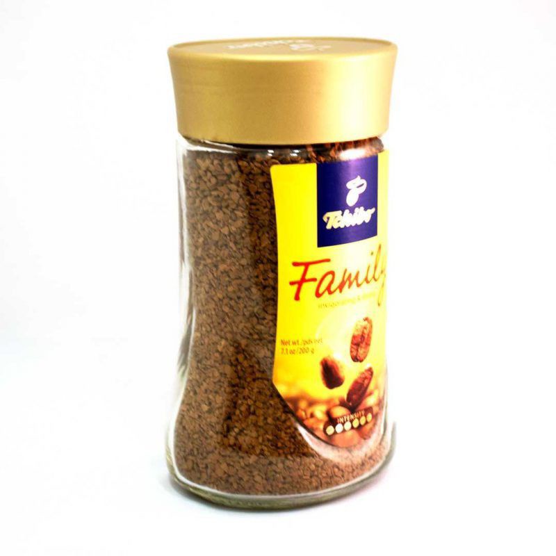 Cà phê hòa tan TCHIBO CAFÉ - Family -100% hạt cà phê Robusta- Hương vị đậm đà phù hợp với người Việt - 200g