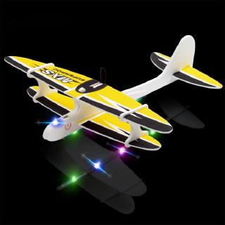 Wholesale Foam Hand Throwing Aircraft Electric Assembling Plane Toy Electric Glider Aviation Model