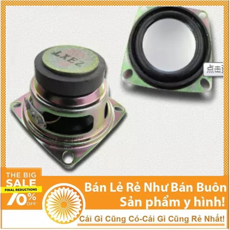 Loa mini công suất 3W 4r cỡ 4cm chất lượng cao có tai bắt vít