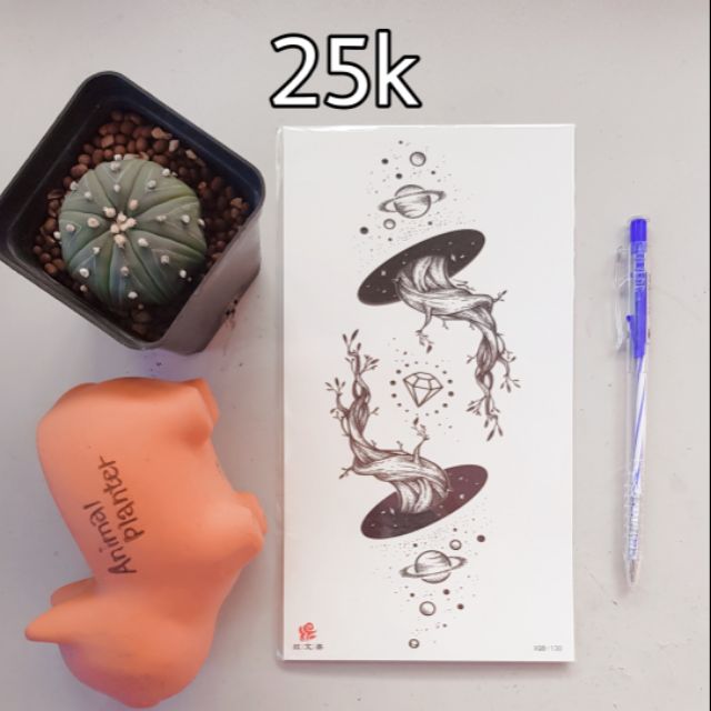 Hình xăm tatoo hệ hành tinh size vừa xqb130