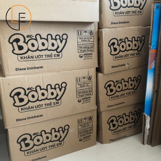 KHăn Uớt Bobby Có Mùi/Không Mùi 100 miếng/32 Miếng
