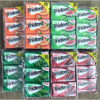 Kẹo Singum Trident các loại 9g ( vỉ 5 tép)