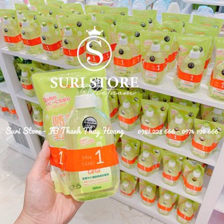 Combo nước rửa bình sữa và rau quả Combi (SET)