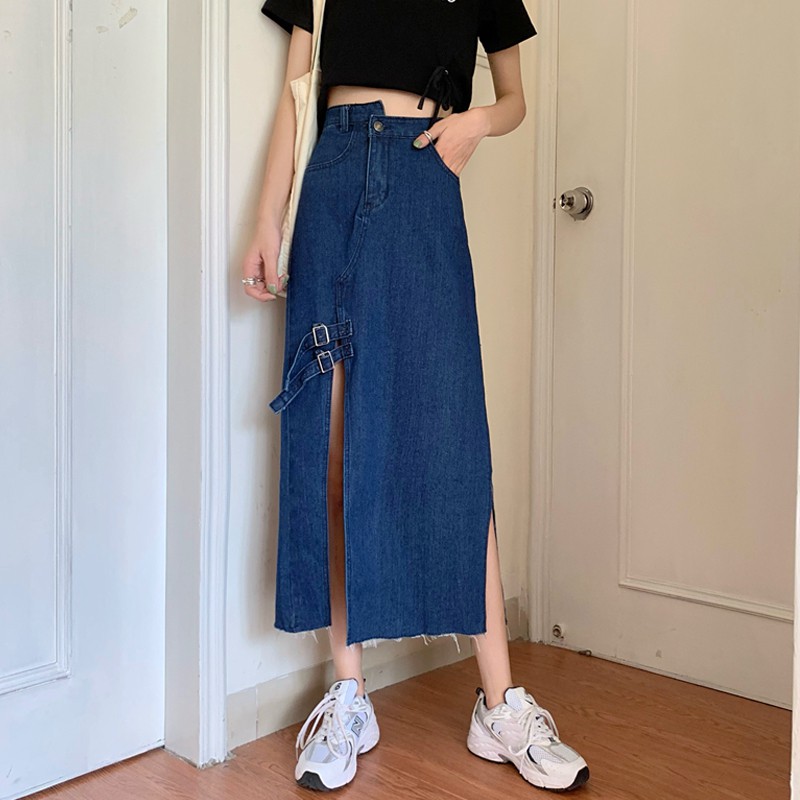 Chân váy denim phong cách thời trang dành cho phái nữ | BigBuy360 - bigbuy360.vn