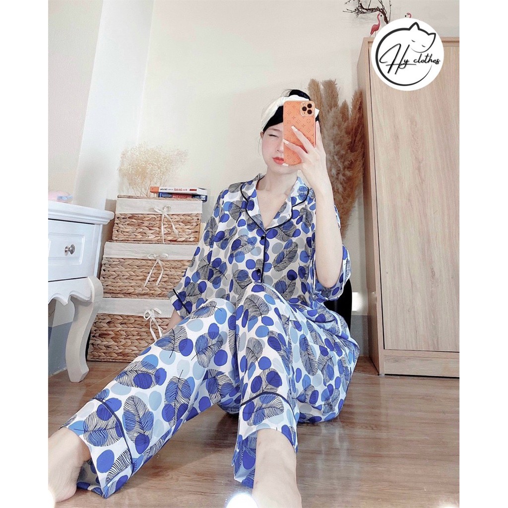 BỘ NGỦ LỤA CỘC DÀI cánh dơi mềm mịn