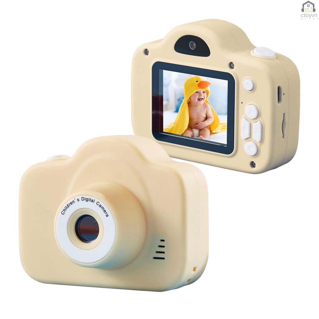 Máy quay phim kỹ thuật số mini độ phân giải cao 1080P với 13 Mega Pixels 2 Inch màn hình lớn IPS cho bé
 | BigBuy360 - bigbuy360.vn