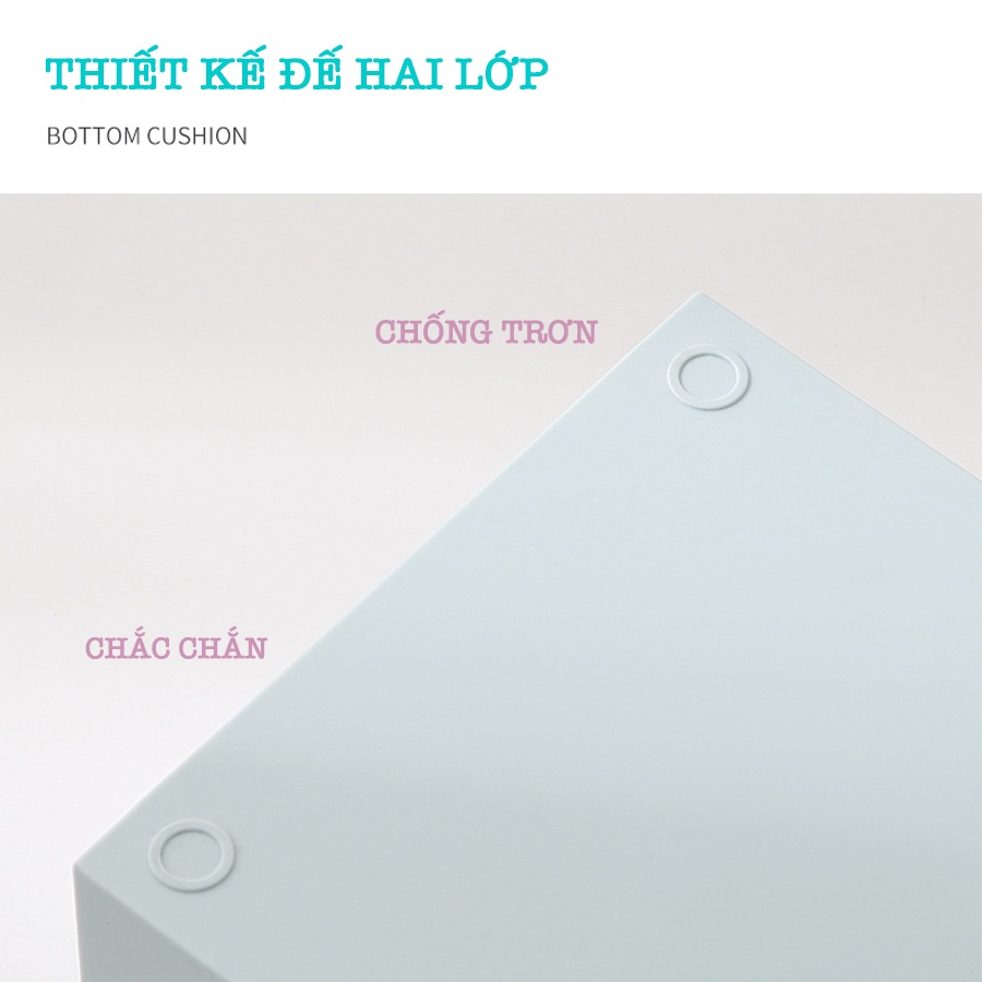 Kệ Đựng Đồ Mĩ Phẩm, Dụng Cụ Học Tập Mini 3 Tầng Cao Cấp Chia Ô Nhiều Tiện Ích P005
