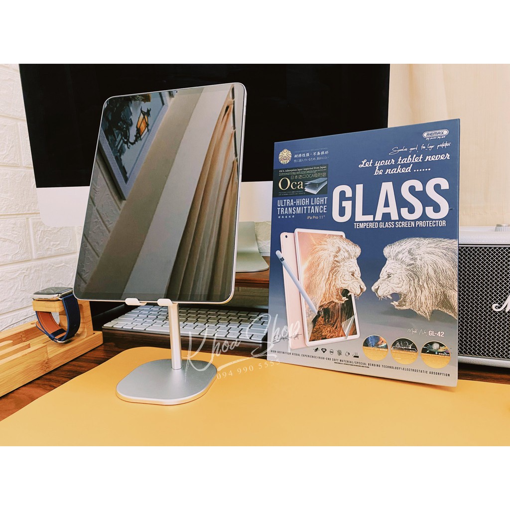 Kính cường lực full màn IPAD REMAX GL42 cho IPad mini 4/5/IPad Pro 10.5/IPad pro 11 inch | BigBuy360 - bigbuy360.vn