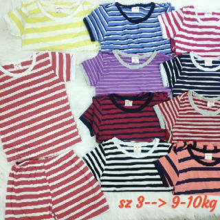 Bộ kẻ cho bé trai từ 7-20kg