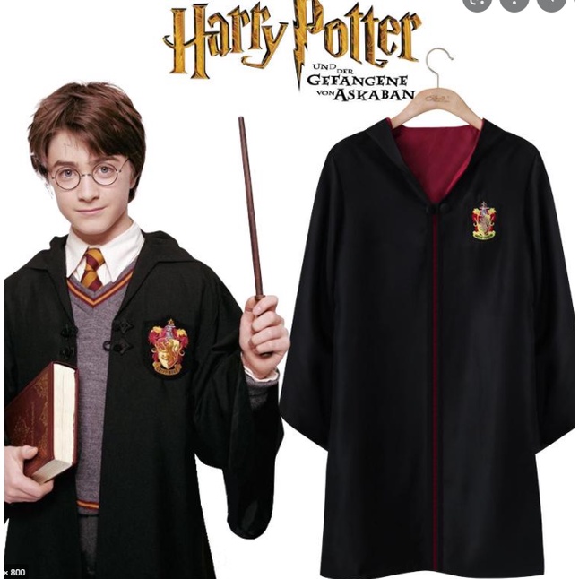 Áo choàng hóa trang Harry Potter cá tính