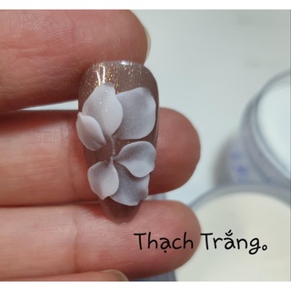 Bột đắp móng và nặn hoa nổi Thạch Trắng dẻo