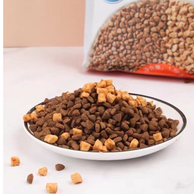 [Mã PET50 giảm 10% - tối đa 50K đơn 250K] [1KG] THỨC ĂN HẠT WANPY THÊM VIÊN GÀ/CÁ HỒI ĐÔNG KHÔ CHO MÈO [CHÍNH HÃNG]