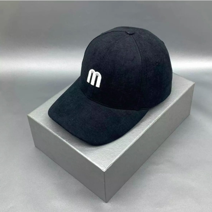 (SẴN HÀNG) Mũ lưỡi trai, Nón kết nam nữ CHỮ M vải NHUNG phong cách Ulzzang form unisex nam nữ (Ảnh thật)