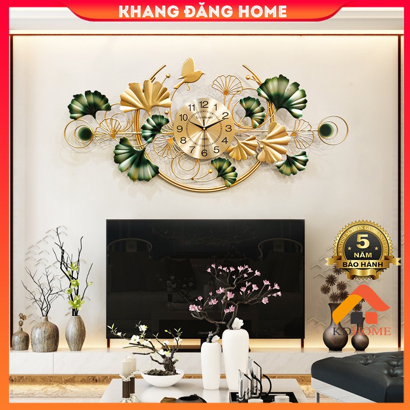 Đồng hồ treo tường, Đồng hồ trang trí decor sang sang trọng KD2861