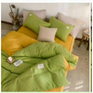 bộ chăn ga cotton tici set 4 món
