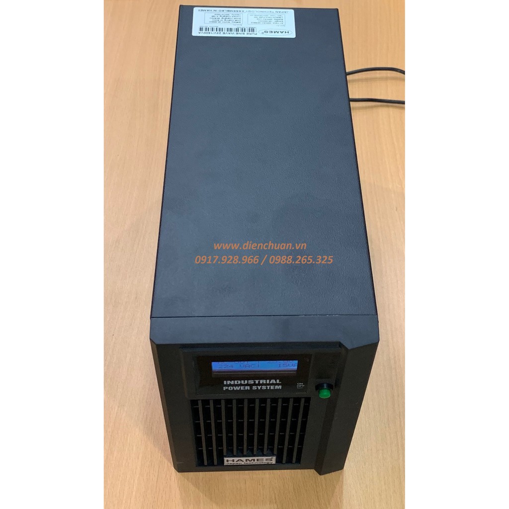 Bộ kích điện Sin Chuẩn kèm sạc ắc quy 24V 1000VA Hames