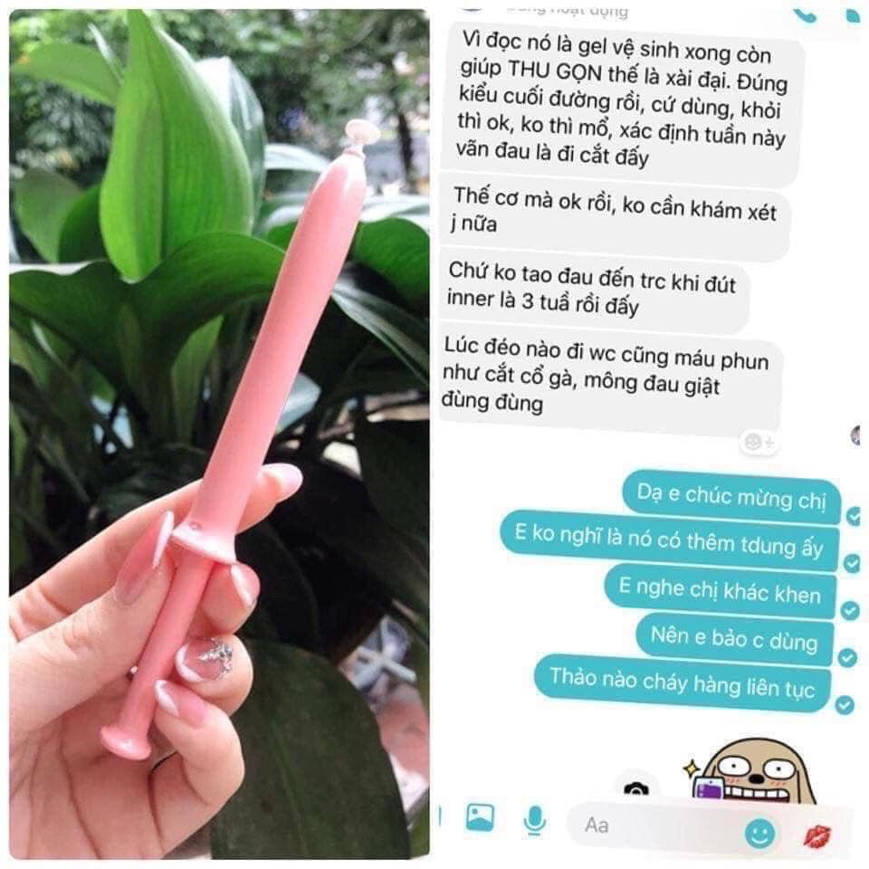 Hộp 60 Que Đũa Thần Inner Gel CHÍNH HÃNGSe Khít Vùng Kín Vệ Sinh Phụ Nữ Hàn Quốc