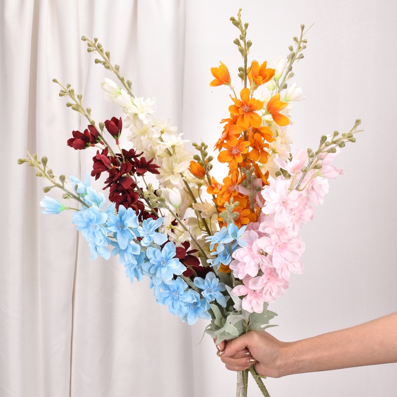 1 Bó Hoa Phong Lan Giả 85Cm Trang Trí Tiệc Cưới, Giáng Sinh