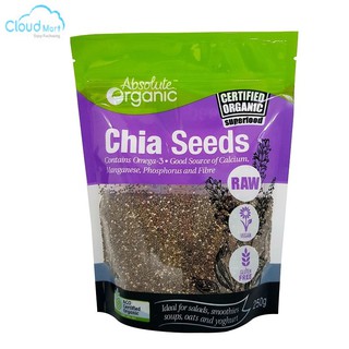 Hạt chia tím chia seeds nhập khẩu úc gói 250g