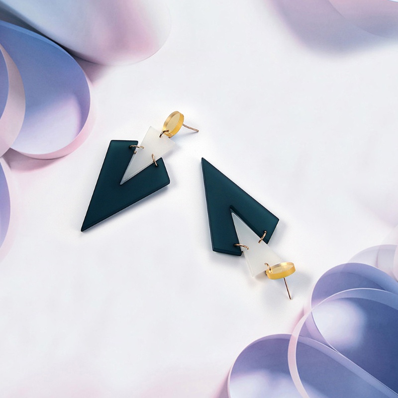 Khuyên Tai Nữ Trang Dáng Chữ V Phong Cách Bohemian Mới