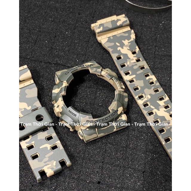 Set vỏ dây đồng hồ nam casio G-Shock GA-110 Camo zin
