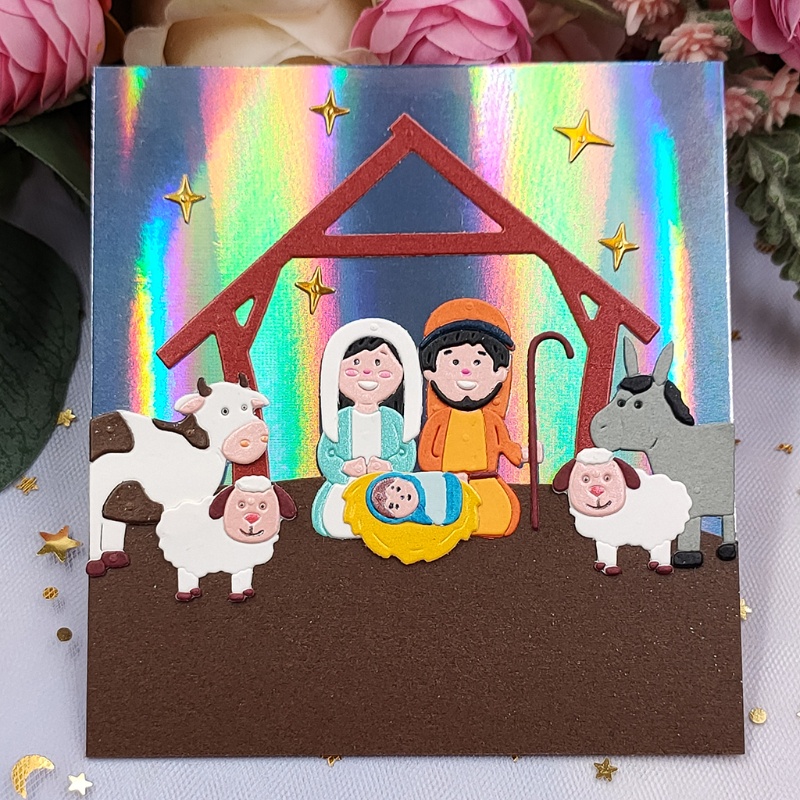 Khuôn Cắt Giấy Kim Loại Hình Chúa Jesus