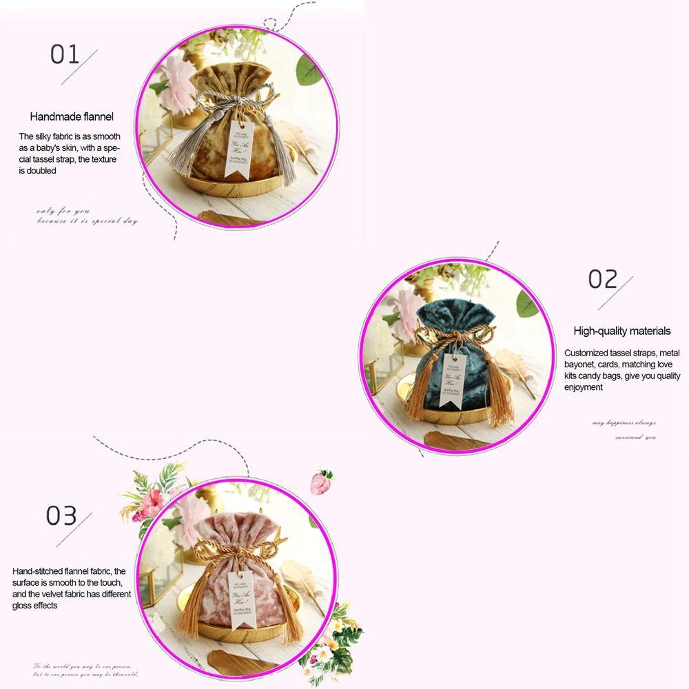 Túi Quà Elsworth 3 Kích Cỡ|Túi Dây Rút Đựng Kẹo Cưới / Sinh Nhật / Tắm Cho Bé