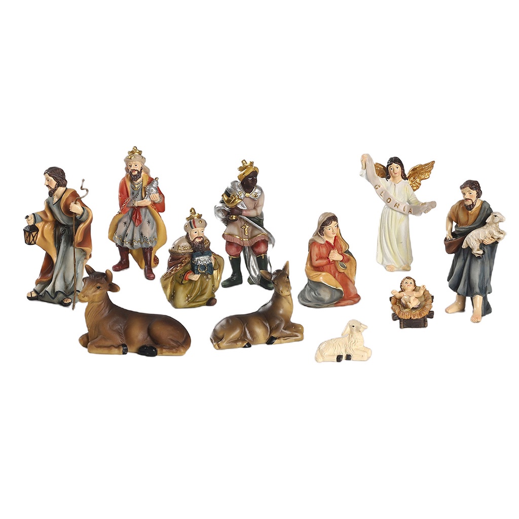 Set 11 mô hình tượng chúa Jesus 4&quot; xinh xắn dùng để trang trí