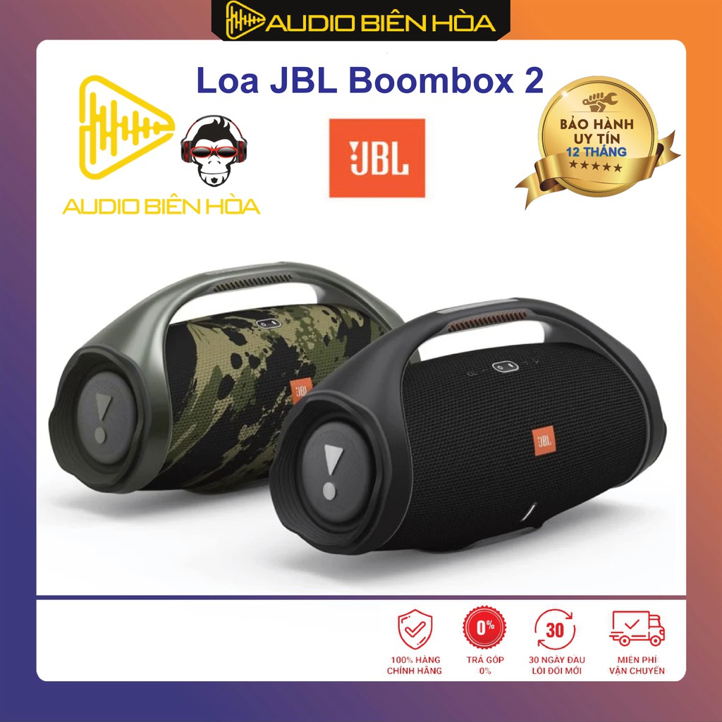 Loa JBL Boombox 2 - Siêu phẩm loa di động - Hàng Chính Hãng