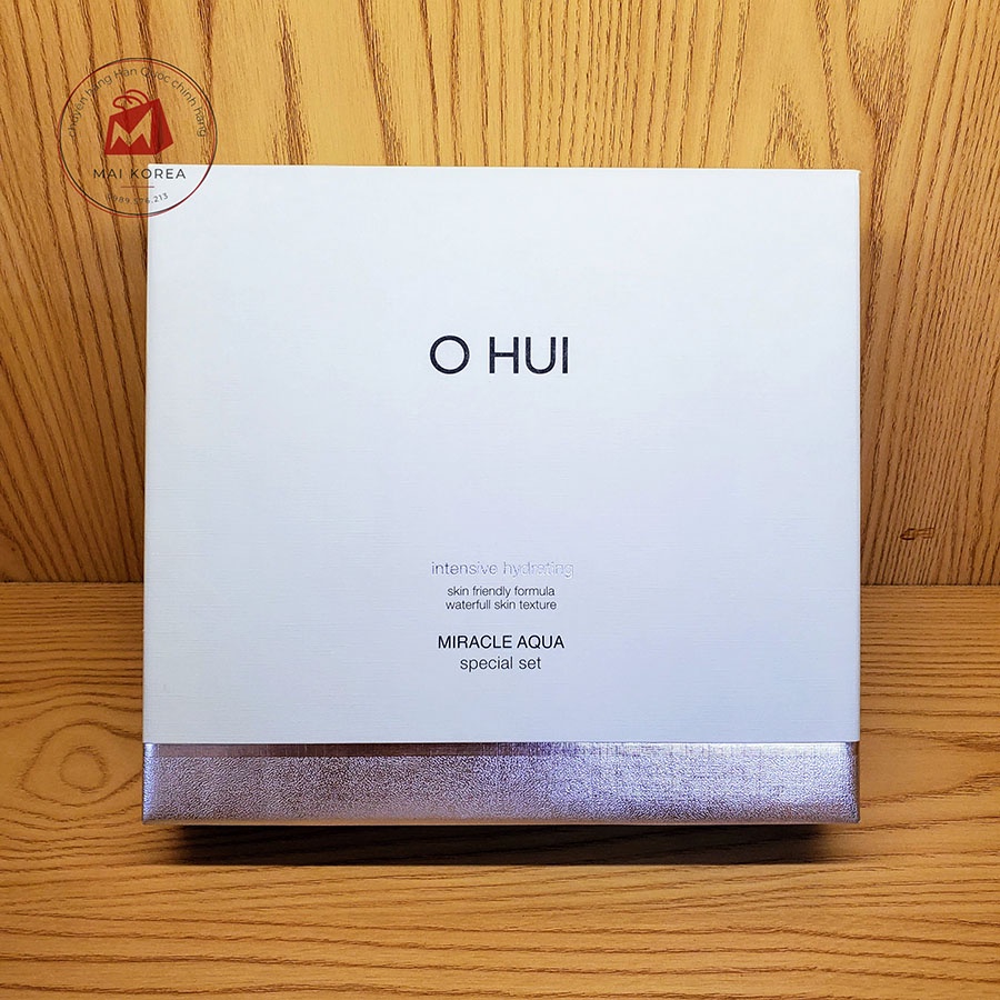 Set OHUI AQUA MIRACLE xanh cấp nước kiềm dầu chống lão hóa