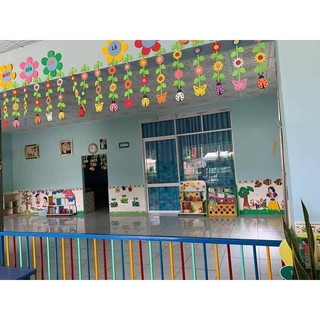 [Sale Giá Gốc] Rèm cửa xốp trang trí mầm non