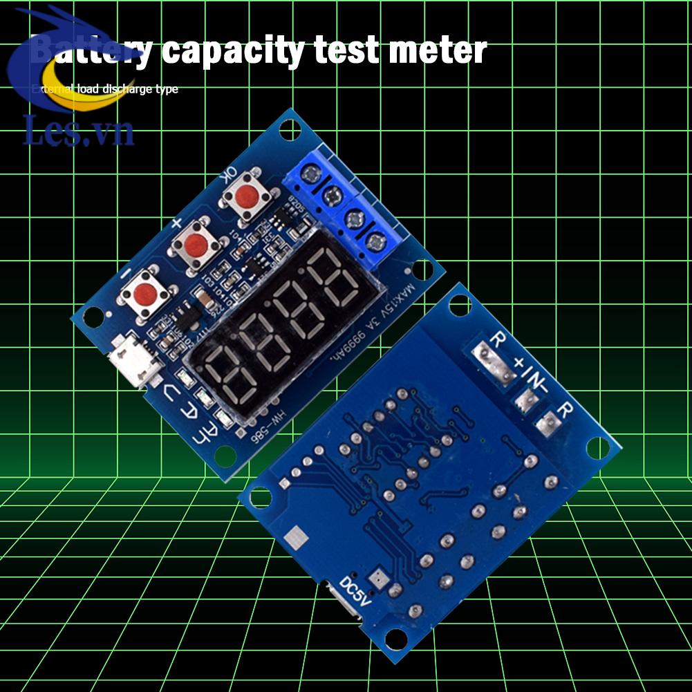 Module Kiểm Tra Dung Lượng Pin Lithium 18650 HW-586