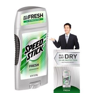 LĂN SÁP KHỬ MÙI NAM không bết Speed Stick 85g dành cho nam - Cam Kết Chính Hãng Mỹ (Power Fresh,Regular,Power Sport,Orig
