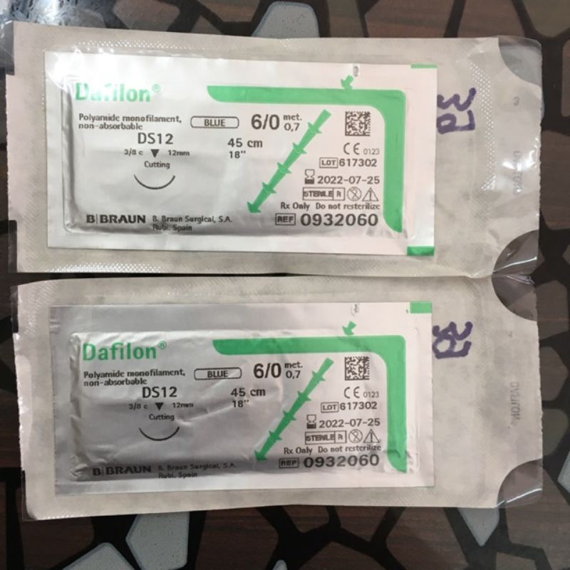 Chỉ phẫu thuật dafilon 5.0 ,6.0