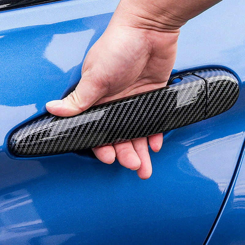 Miếng Dán Tay Nắm Cửa Bên Ngoài Bằng Sợi Carbon Cho BMW 1 2 3 4 Series E87 E90 E91 E92 E93 F30 X1 X3 X4 X5 X6 LHD