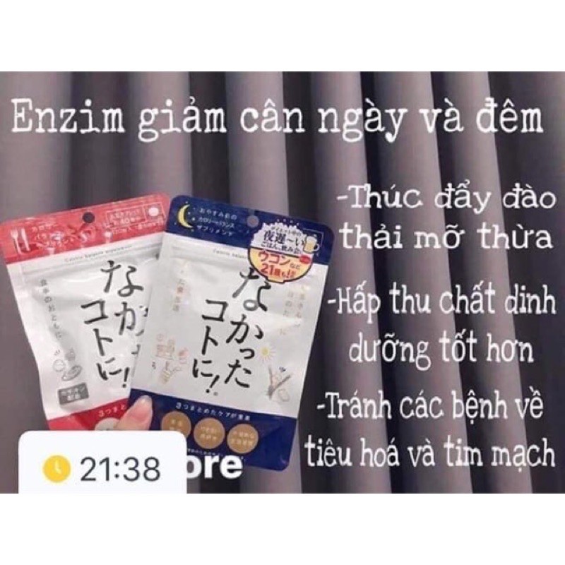 Túi giảm cân Enzyme nakata giảm hấp thụ Nhật