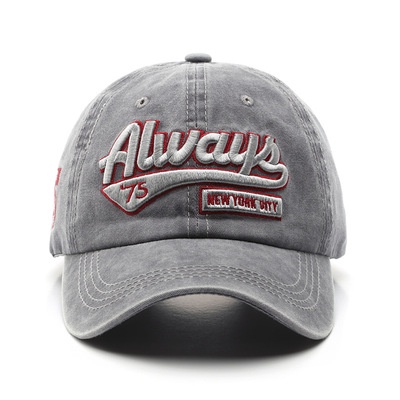 Mũ Lưỡi Trai Unisex Thêu Chữ Always” Thời Trang Retro