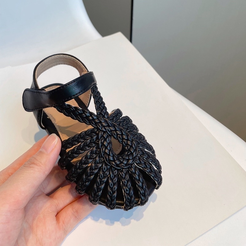 Sandal quai hậu bít mũi cho bé gái đẹp  phong cách Hàn Quốc bé 1 - 5 tuổi