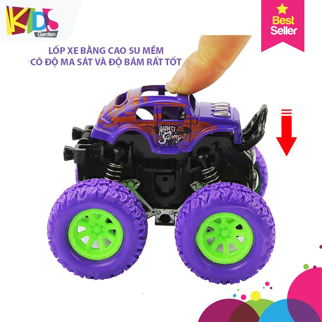 Xe đồ chơi cho bé xe ô tô mini địa hình cho trẻ có thể chạy trớn nhào lộn 360 độ thông minh XDC07-XDHINH