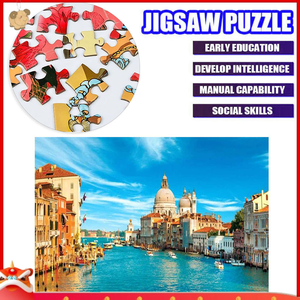 Bộ Đồ Chơi Xếp Hình Gồm 1000 Mảnh Ghép Bằng Nhựa