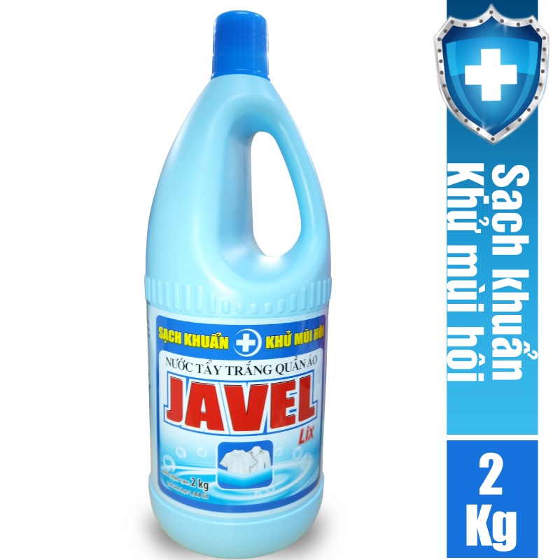 Nước tẩy trắng quần áo LIX javel 2kg JL200