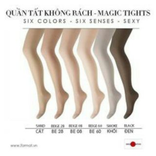 Set 5 quần tất Panty Nhật
