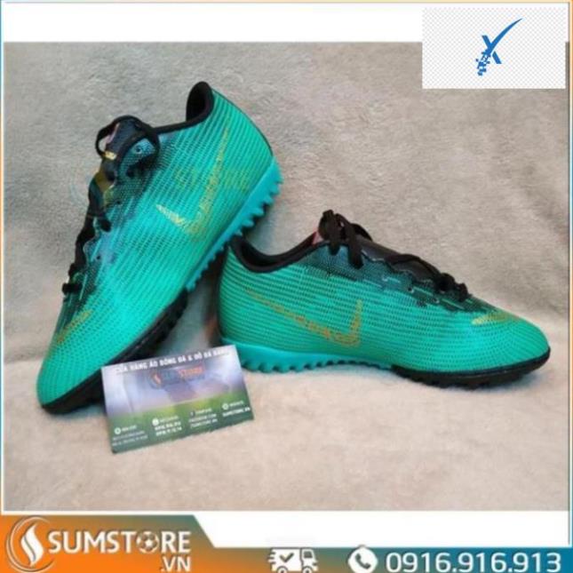 ️🏀 Giày Đá Bóng CR7 Winbro Xanh Ngọc - Giày Đá Banh Sân Cỏ Nhân Tạo ! < ;;; ; % ️🏀