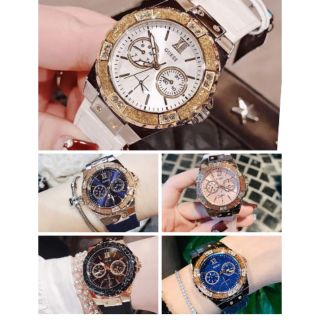 Đồng hồ nữ Guess dáng Hublot siêu hot đủ màu