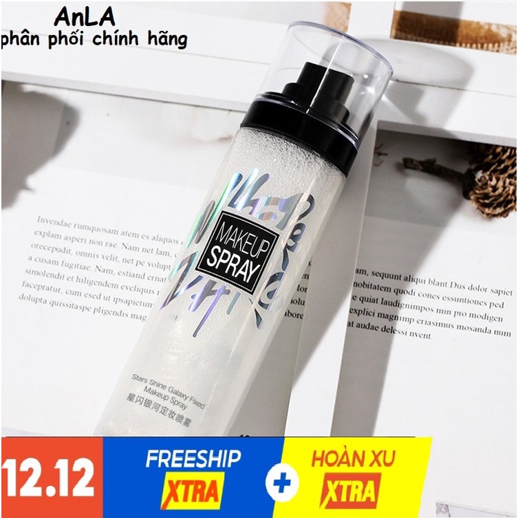 Xịt cố định lớp trang điểm, cố định lớp make up Star Flash Spray 8 Hours Wear Sena Beauty lâu trôi