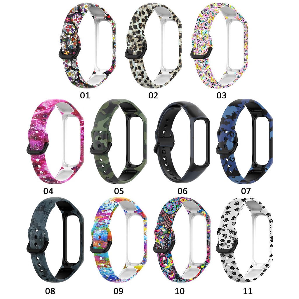GOGOUP Dây Đeo Thay Thế Chất Liệu Silicon Màu Trơn Cho Samsung Galaxy Fit 2 SM-R220